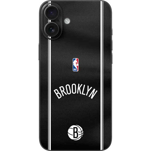 NBA Brooklyn Nets Jersey iPhone 16 Plus Skin